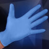 AdvanceFit® Nitrile Glove - Blue - Exam Grade - 5 Mil - 9.5" Length - Image 3