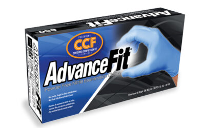 AdvanceFit® Nitrile Glove – Blue – Exam Grade – 5 Mil – 9.5″ Length