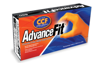 AdvanceFit® Nitrile Glove – Orange – Exam Grade – 5 Mil – 9.5″ Length